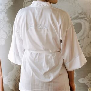 In Bloom by Jonquil White Satin “The Bride” Robe